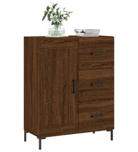 Sideboard Braun Eichen-Optik 69,5x34x90 cm Holzwerkstoff