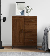Sideboard Braun Eichen-Optik 69,5x34x90 cm Holzwerkstoff