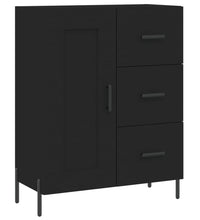 Sideboard Schwarz 69,5x34x90 cm Holzwerkstoff