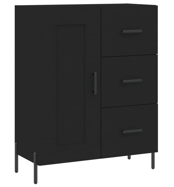 Sideboard Schwarz 69,5x34x90 cm Holzwerkstoff