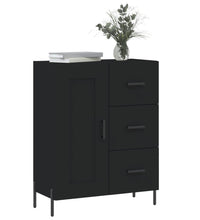 Sideboard Schwarz 69,5x34x90 cm Holzwerkstoff