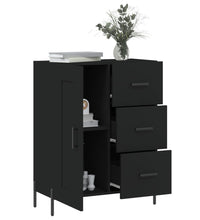 Sideboard Schwarz 69,5x34x90 cm Holzwerkstoff