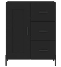 Sideboard Schwarz 69,5x34x90 cm Holzwerkstoff