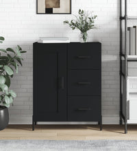 Sideboard Schwarz 69,5x34x90 cm Holzwerkstoff