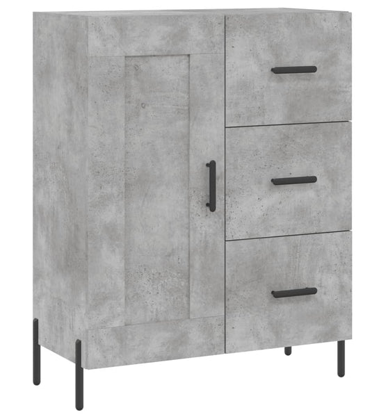 Sideboard Betongrau 69,5x34x90 cm Holzwerkstoff