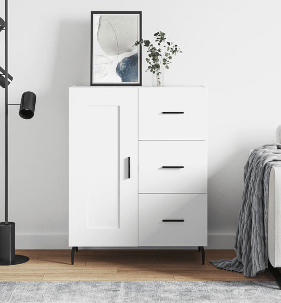 Sideboard Weiß 69,5x34x90 cm Holzwerkstoff
