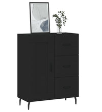 Sideboard Schwarz 69,5x34x90 cm Holzwerkstoff