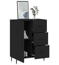 Sideboard Schwarz 69,5x34x90 cm Holzwerkstoff