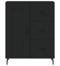 Sideboard Schwarz 69,5x34x90 cm Holzwerkstoff