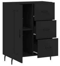 Sideboard Schwarz 69,5x34x90 cm Holzwerkstoff