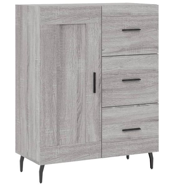 Sideboard Grau Sonoma 69,5x34x90 cm Holzwerkstoff