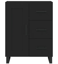 Sideboard Schwarz 69,5x34x90 cm Holzwerkstoff