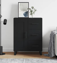 Sideboard Schwarz 69,5x34x90 cm Holzwerkstoff