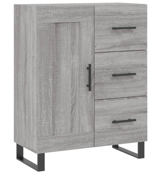 Sideboard Grau Sonoma 69,5x34x90 cm Holzwerkstoff