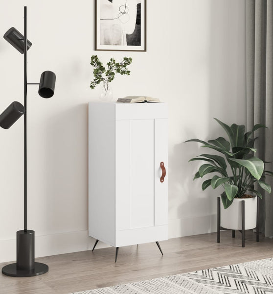 Sideboard Weiß 34,5x34x90 cm Holzwerkstoff