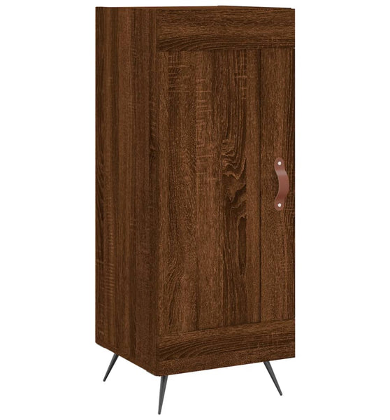 Sideboard Braun Eichen-Optik 34,5x34x90 cm Holzwerkstoff