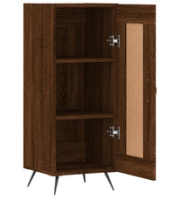 Sideboard Braun Eichen-Optik 34,5x34x90 cm Holzwerkstoff