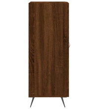 Sideboard Braun Eichen-Optik 34,5x34x90 cm Holzwerkstoff