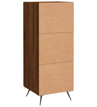 Sideboard Braun Eichen-Optik 34,5x34x90 cm Holzwerkstoff