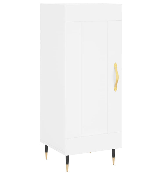 Sideboard Weiß 34,5x34x90 cm Holzwerkstoff
