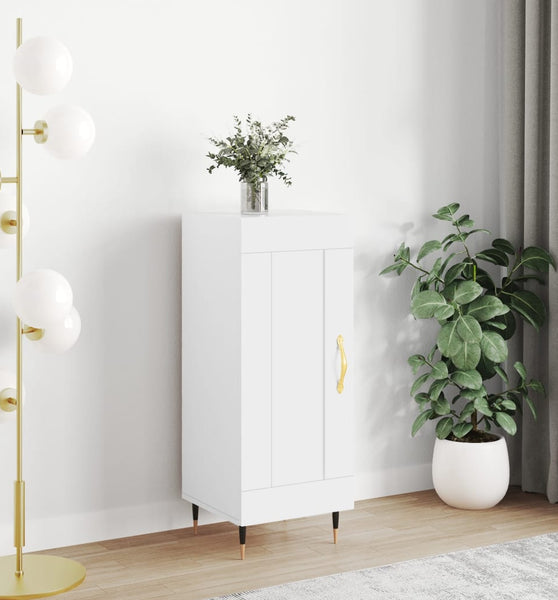 Sideboard Weiß 34,5x34x90 cm Holzwerkstoff