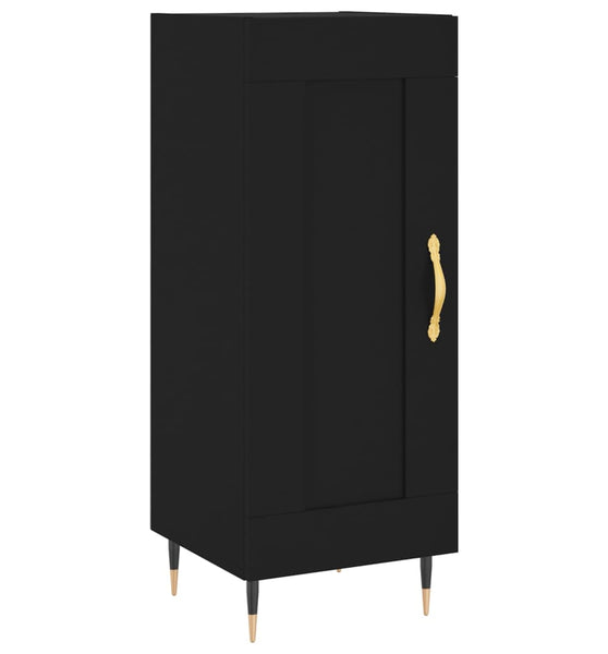 Sideboard Schwarz 34,5x34x90 cm Holzwerkstoff