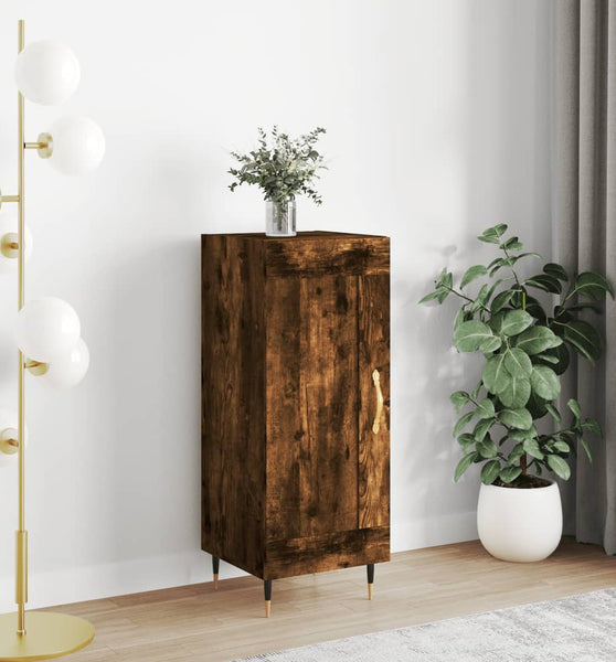 Sideboard Räuchereiche 34,5x34x90 cm Holzwerkstoff