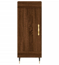 Sideboard Braun Eichen-Optik 34,5x34x90 cm Holzwerkstoff