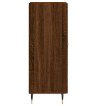 Sideboard Braun Eichen-Optik 34,5x34x90 cm Holzwerkstoff