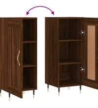 Sideboard Braun Eichen-Optik 34,5x34x90 cm Holzwerkstoff