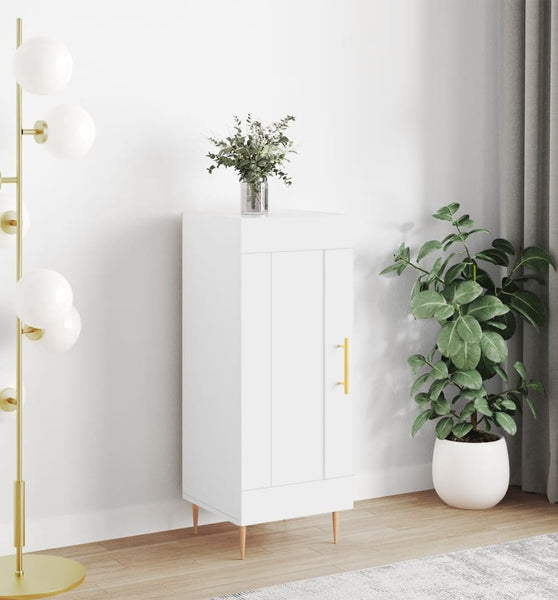 Sideboard Weiß 34,5x34x90 cm Holzwerkstoff