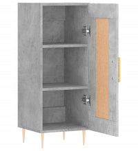 Sideboard Betongrau 34,5x34x90 cm Holzwerkstoff