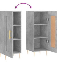 Sideboard Betongrau 34,5x34x90 cm Holzwerkstoff