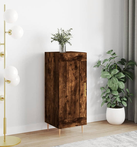 Sideboard Räuchereiche 34,5x34x90 cm Holzwerkstoff