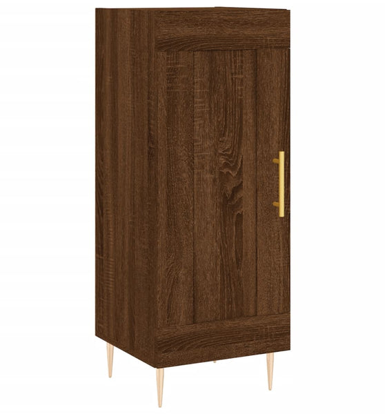Sideboard Braun Eichen-Optik 34,5x34x90 cm Holzwerkstoff