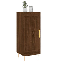 Sideboard Braun Eichen-Optik 34,5x34x90 cm Holzwerkstoff