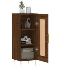 Sideboard Braun Eichen-Optik 34,5x34x90 cm Holzwerkstoff