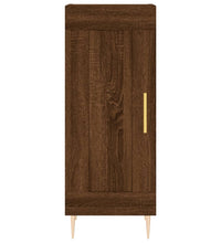 Sideboard Braun Eichen-Optik 34,5x34x90 cm Holzwerkstoff