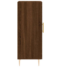 Sideboard Braun Eichen-Optik 34,5x34x90 cm Holzwerkstoff