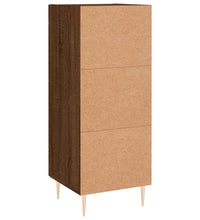Sideboard Braun Eichen-Optik 34,5x34x90 cm Holzwerkstoff