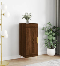 Sideboard Braun Eichen-Optik 34,5x34x90 cm Holzwerkstoff