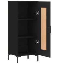 Sideboard Schwarz 34,5x34x90 cm Holzwerkstoff