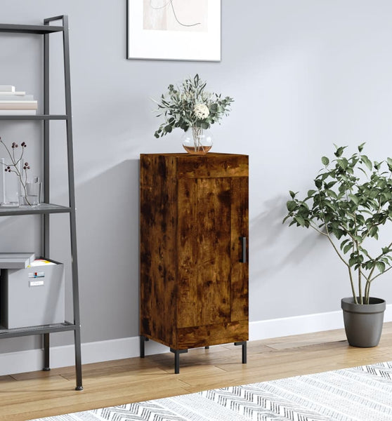 Sideboard Räuchereiche 34,5x34x90 cm Holzwerkstoff