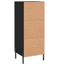 Sideboard Schwarz 34,5x34x90 cm Holzwerkstoff