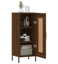 Sideboard Braun Eichen-Optik 34,5x34x90 cm Holzwerkstoff