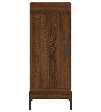 Sideboard Braun Eichen-Optik 34,5x34x90 cm Holzwerkstoff
