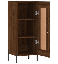 Sideboard Braun Eichen-Optik 34,5x34x90 cm Holzwerkstoff