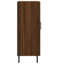 Sideboard Braun Eichen-Optik 34,5x34x90 cm Holzwerkstoff