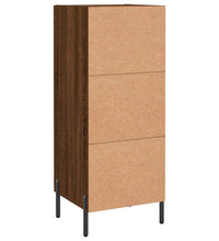 Sideboard Braun Eichen-Optik 34,5x34x90 cm Holzwerkstoff