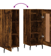 Sideboard Räuchereiche 34,5x34x90 cm Holzwerkstoff